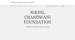 Desktop Screenshot of nikhilchandwani.com